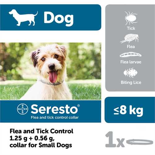Seresto Flea & Tick Control Collar for Dogs under 8kg