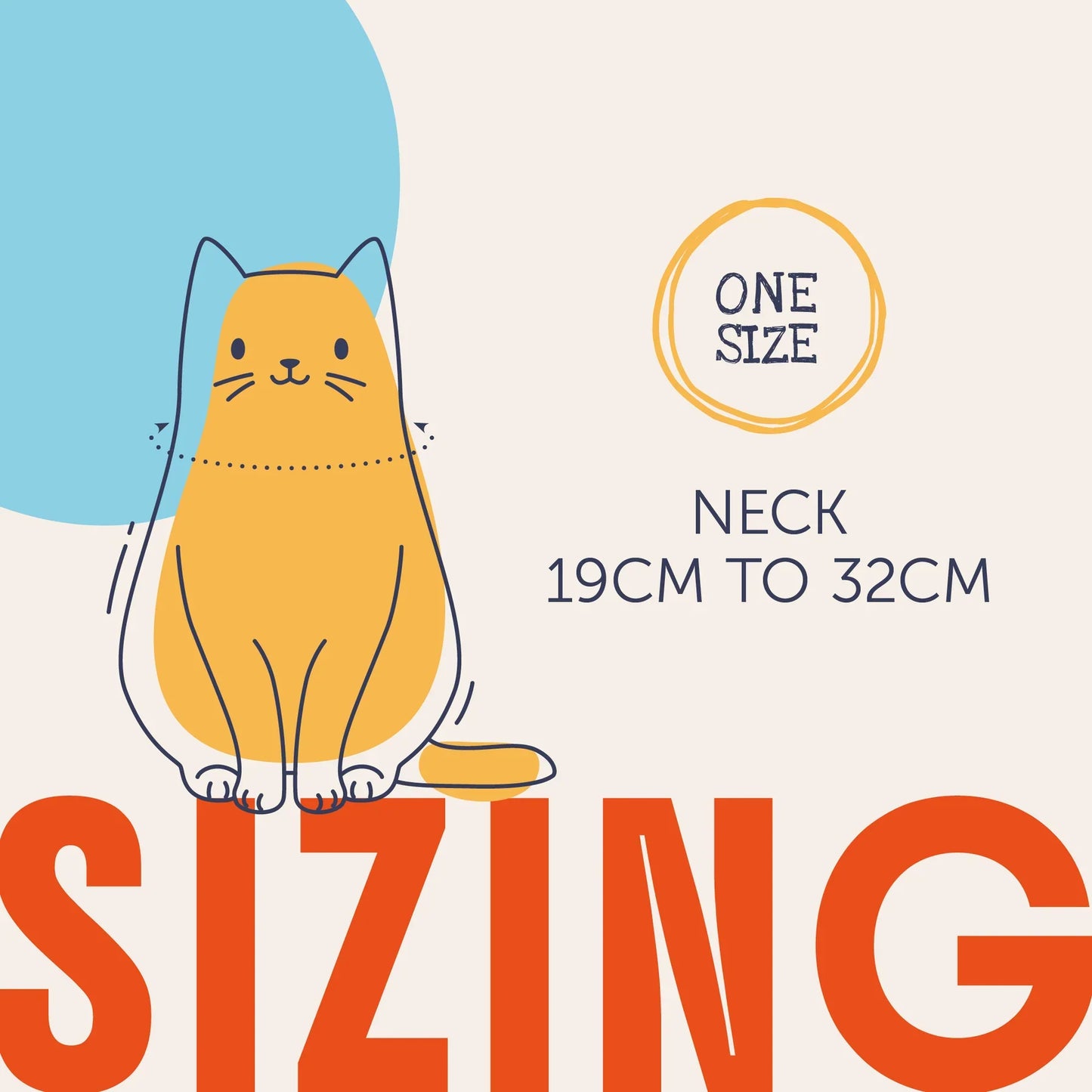 DoodleCat Cat Collar Duo Set - Tangerine & Reef