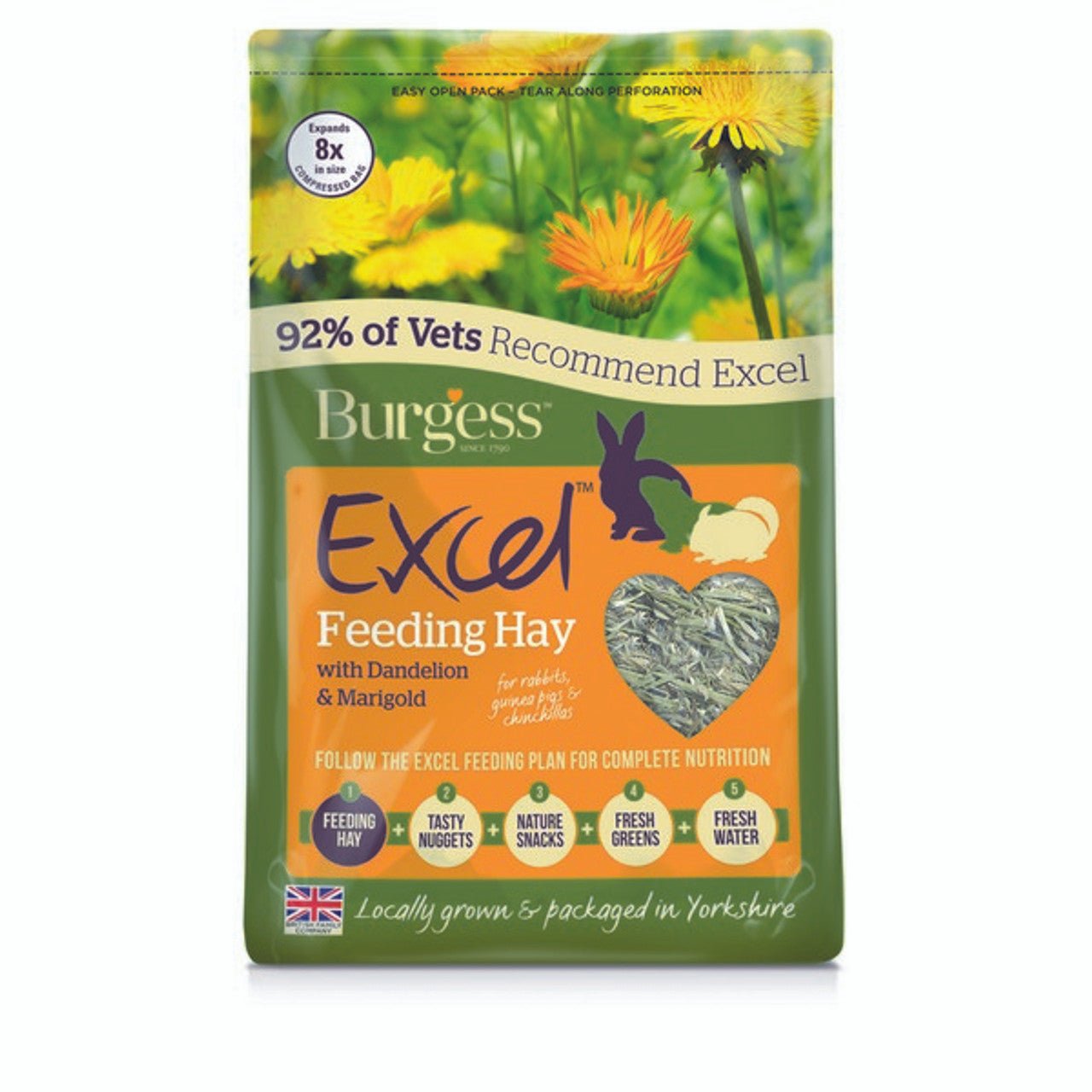 Burgess Excel Herbage Dandelion and Marigold 1kg