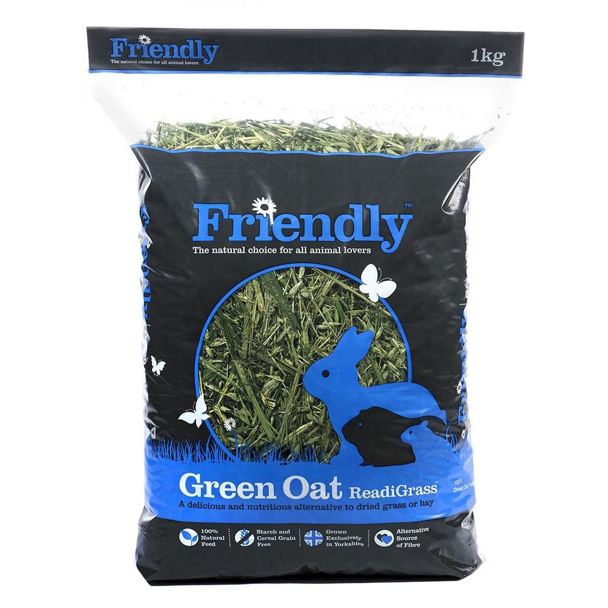 Friendly Green Oat ReadiGrass For Small Animals 1kg