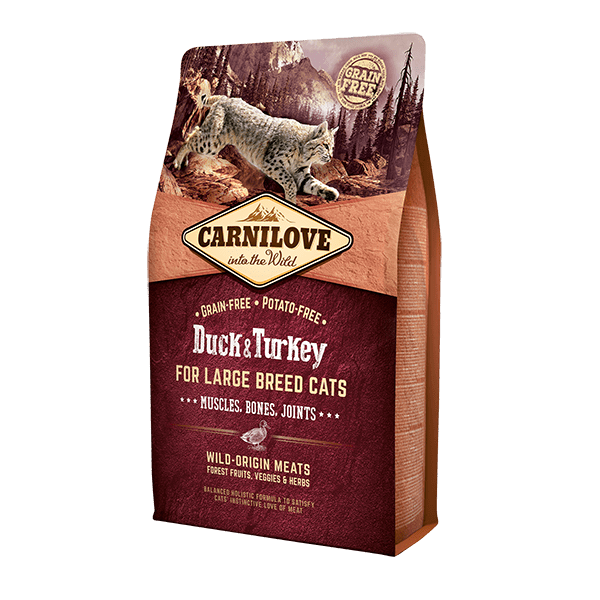 Carnilove Duck & Turkey Large Breed Cat Food