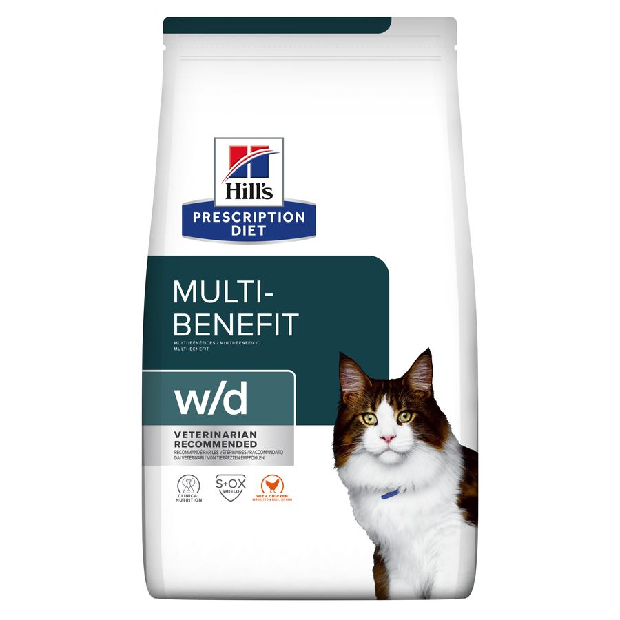 Hill's Prescription Diet W/D Digestive / Weight Management Cat Food