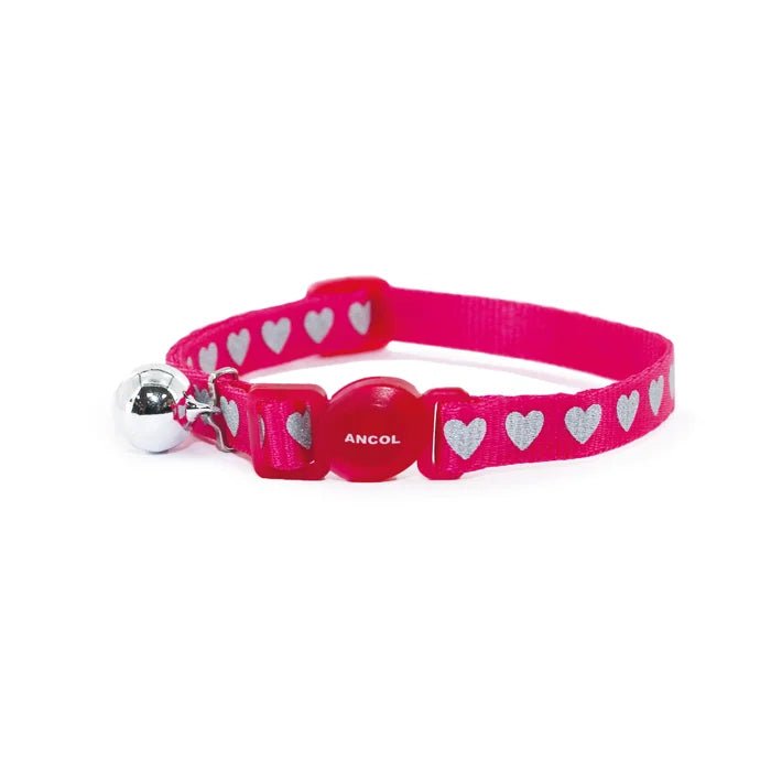 Ancol Reflective Heart Cat Collar