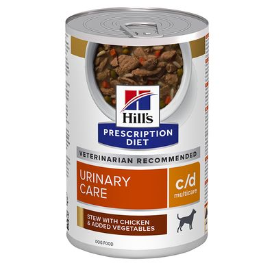 Hill's Prescription Diet C/D Multicare Urinary Care Wet Dog Food Chicken Stew