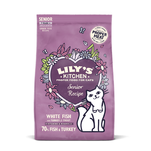 Lily's Kitchen White Fish & Turkey For Senior Cats