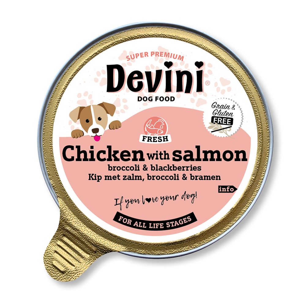 Devini Chicken & Salmon Wet Dog Food