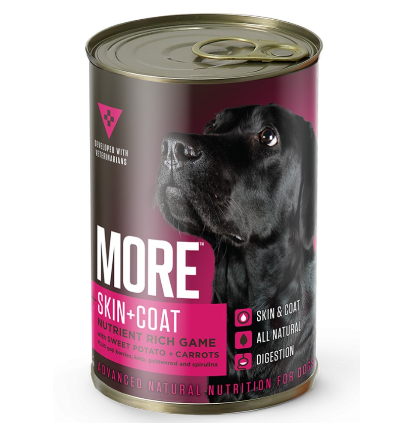 More Dog +Support Skin & Coat Game 400g