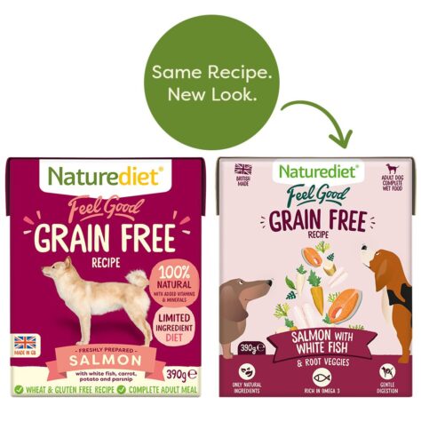 Naturediet Feel Good Grain Free Salmon Wet Dog Food – World of Pets