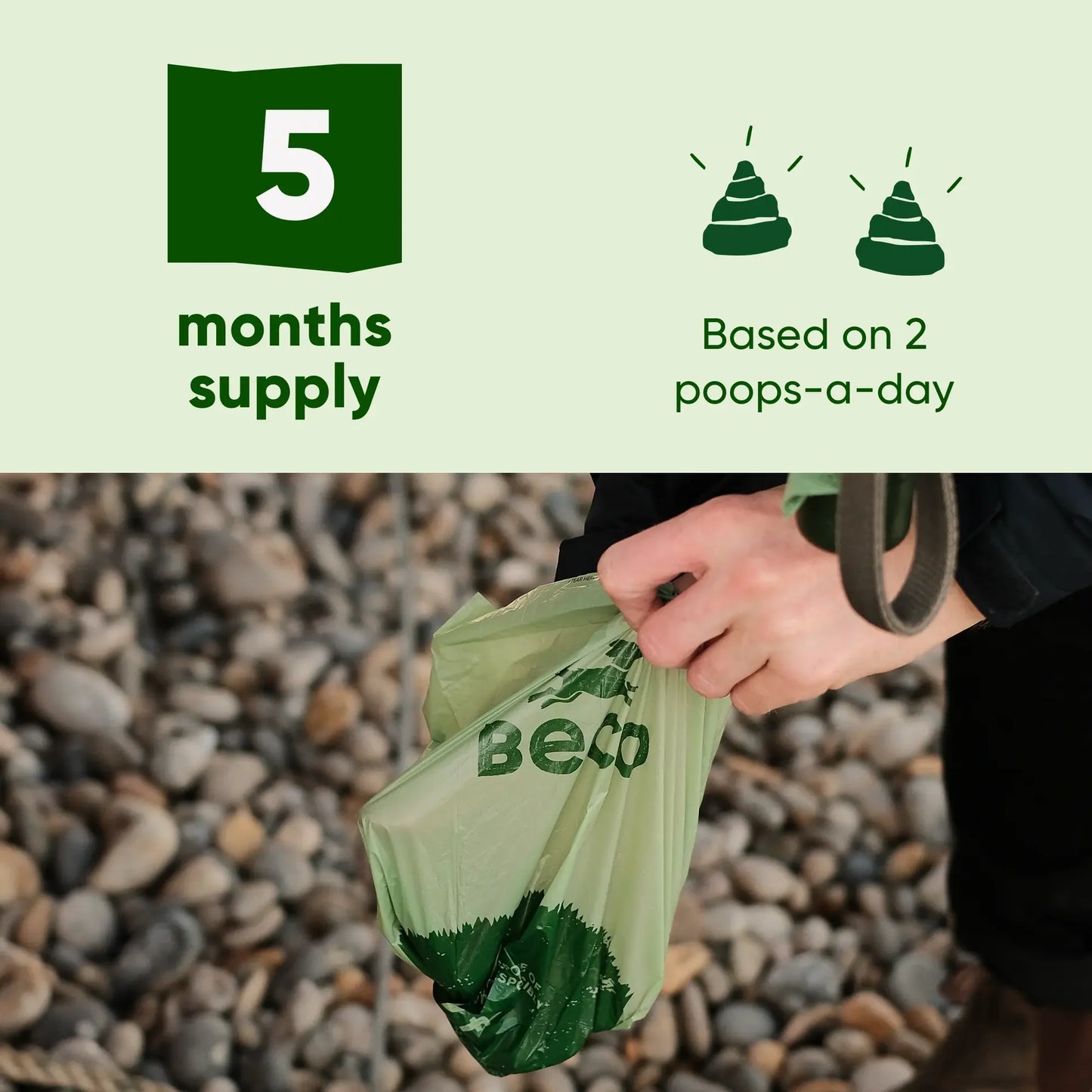 Beco Super Strong Extra Large Poop Bags - Unscented