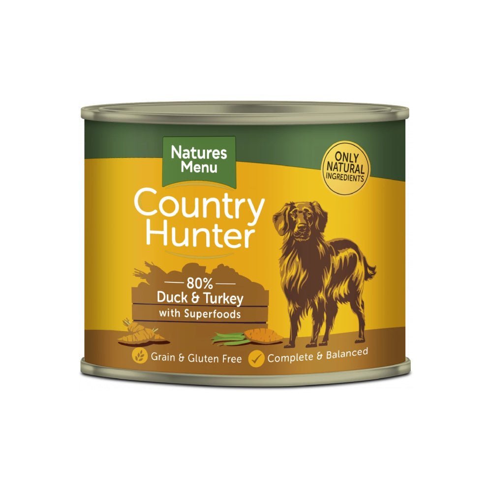 Country Hunter Duck and Turkey Dog Cans 600g