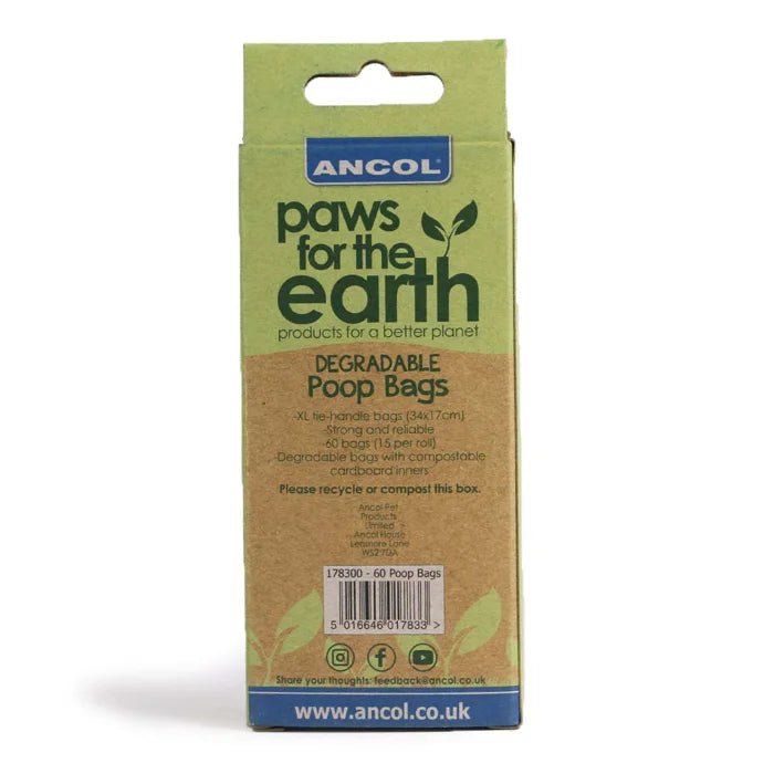 Ancol Refill Poop Bag Rolls 60 Bags