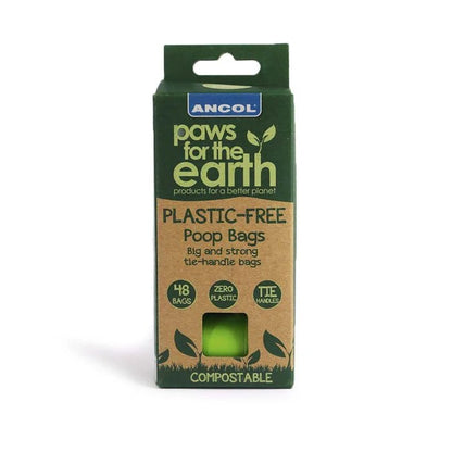 Ancol Paws For The Earth Plastic Free Poo Bags 48pk