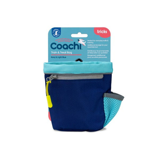 Coachi Train & Treat Bag - Navy & Light Blue