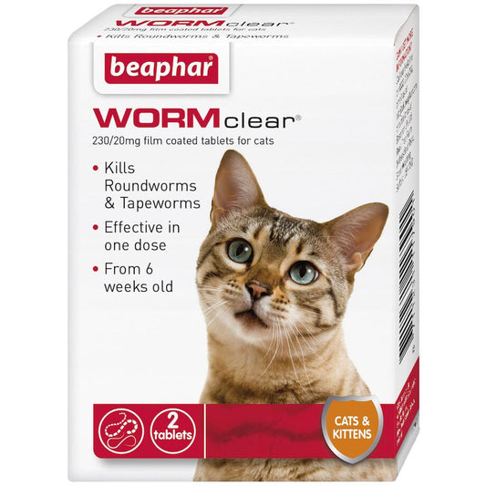 Beaphar WORMclear Worming Tablets for Cats