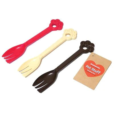 Pet Stuff Plastic Feeding Fork