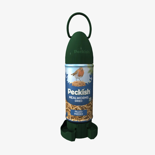 Peckish Mealworms Filled Feeder
