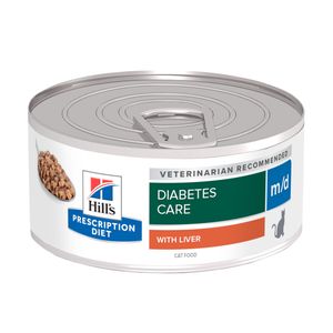 Hill's Prescription Diet M/D Diabetes/Weight Management Wet Cat Food can
