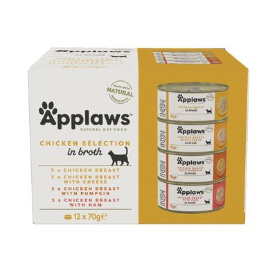Applaws Chicken Cat Can Selection Pack (12 x 70g)