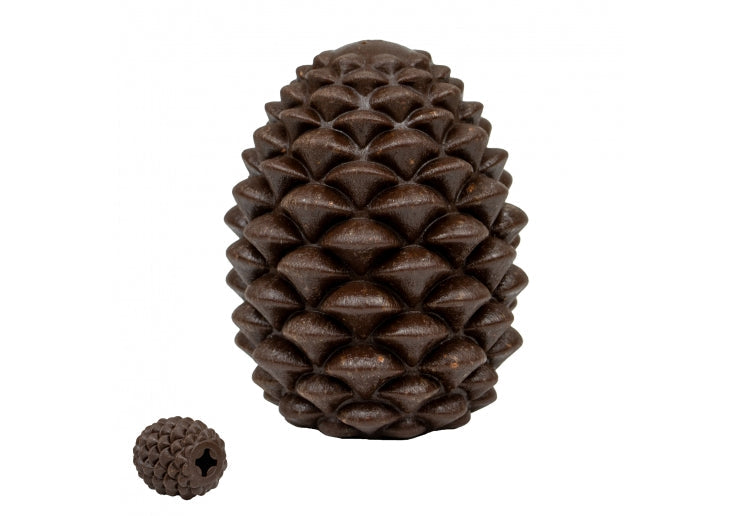 Örva Pine Cone Treat-Dispensing Dog Toy
