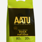 AATU dog food package with green and black design on a white background