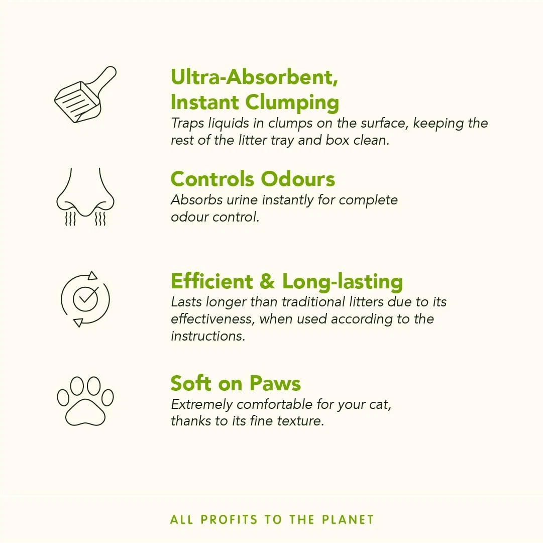 Almo Nature Ecological Cat litter Clumping Biodegradable