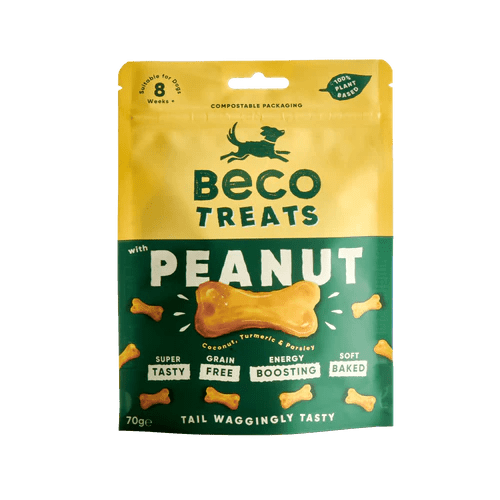 Beco Peanut with Coconut & Turmeric Dog Treats