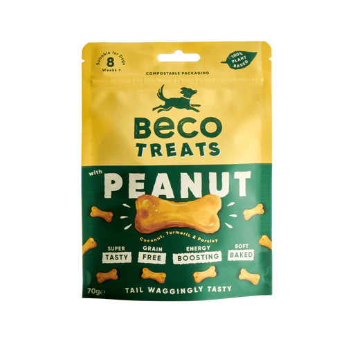Beco Peanut with Coconut & Turmeric Dog Treats