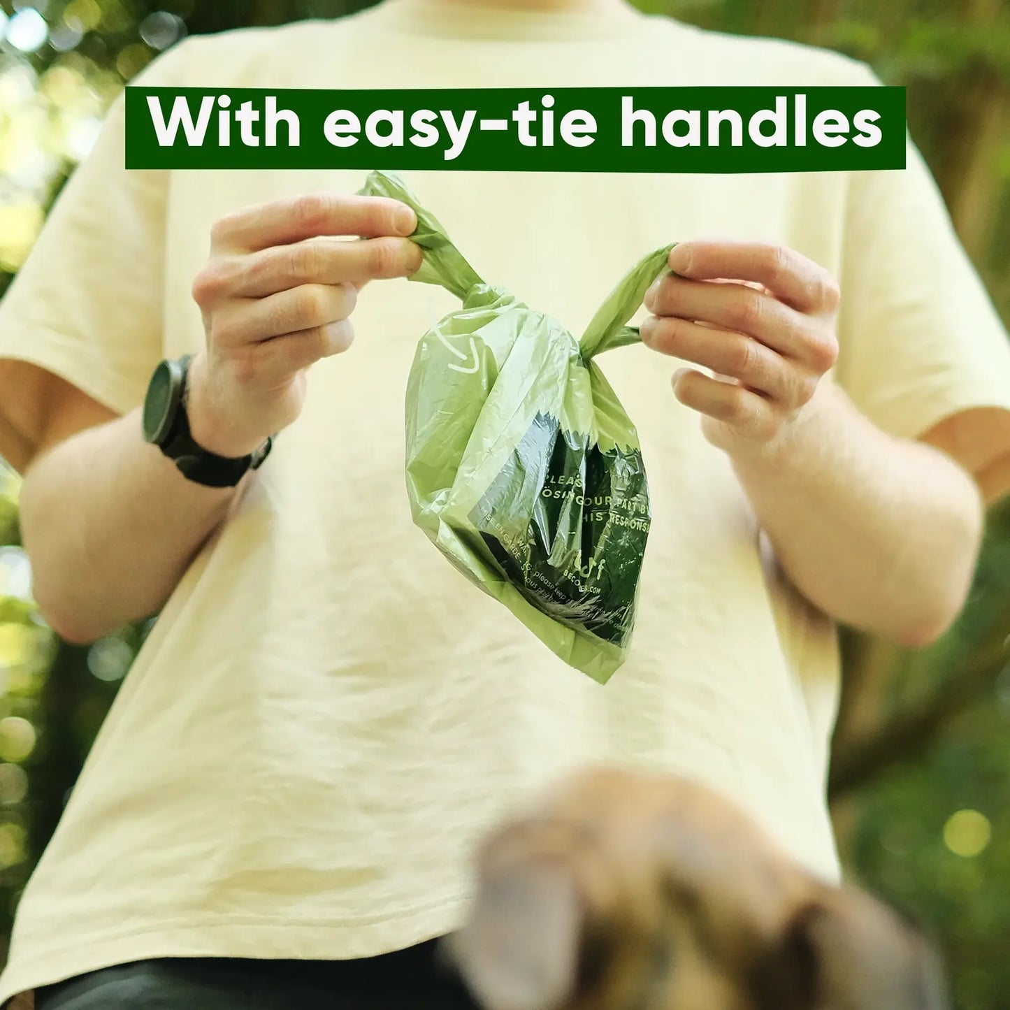 Beco Large Poop Bags with Handles - Unscented