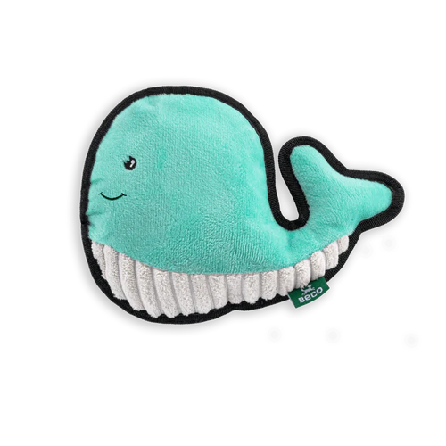 Beco Rough & Tough Recycled Whale Dog Toy