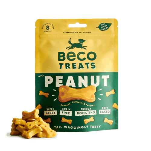 Beco Peanut with Coconut & Turmeric Dog Treats