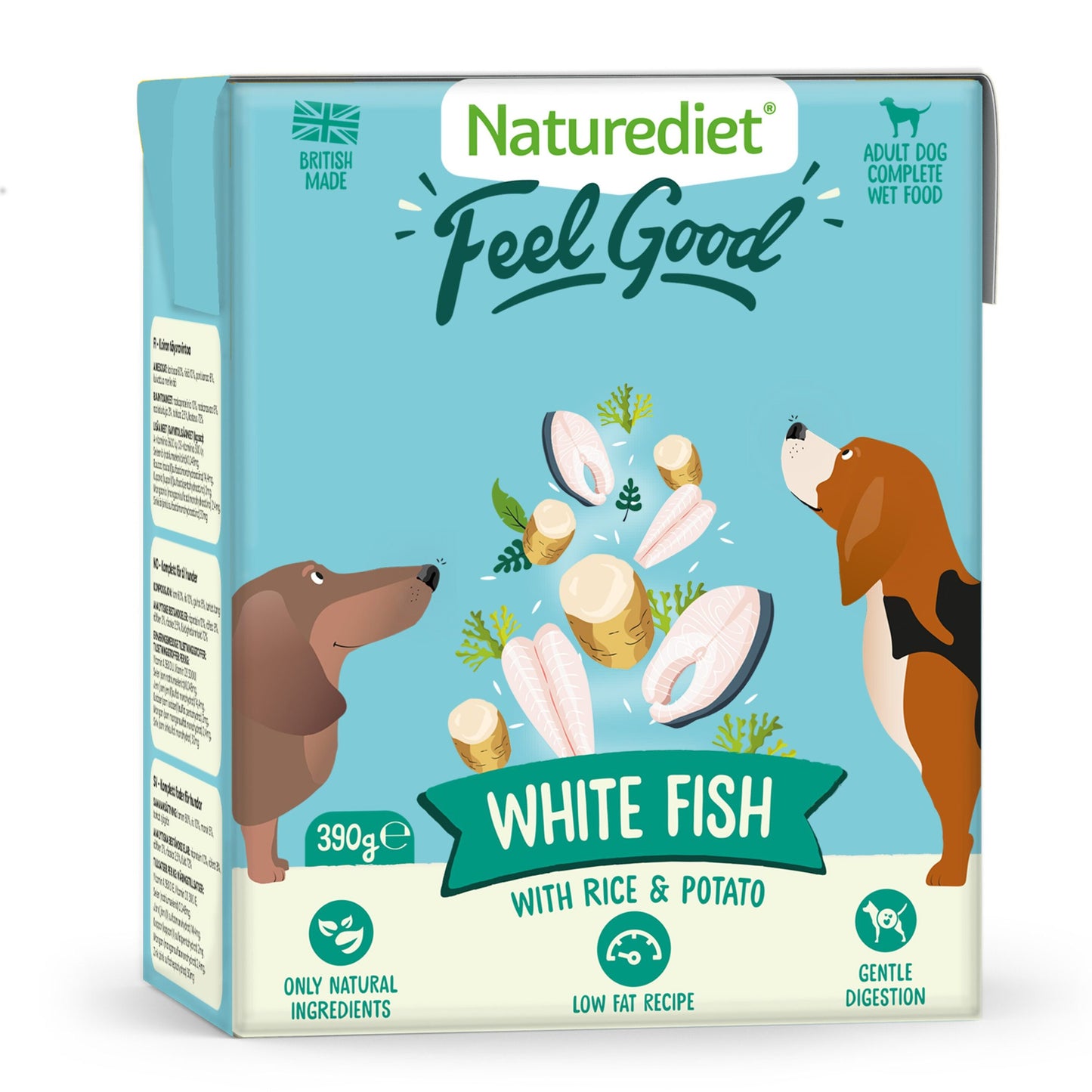 Naturediet Feel Good White Fish Wet Dog Food
