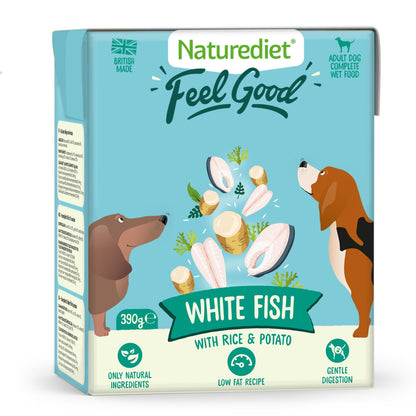 Naturediet Feel Good White Fish Wet Dog Food