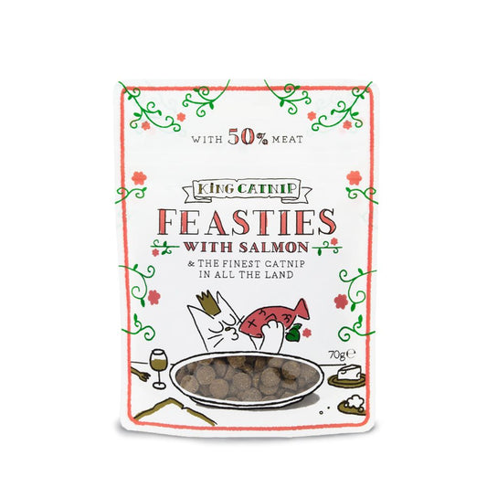 King Catnip Feasties With Salmon Cat Treats