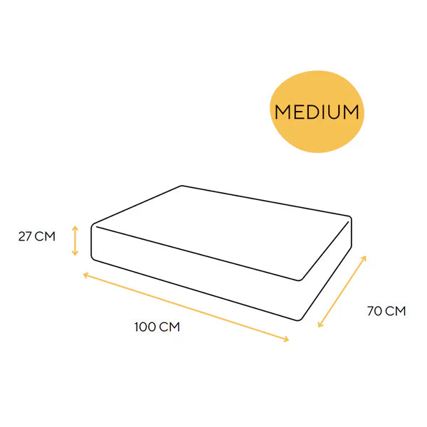 Fantail Mellow Mattress Peacock Blue Dog Bed