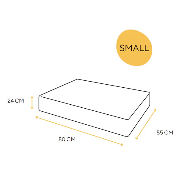 Fantail Mellow Mattress Peacock Blue Dog Bed