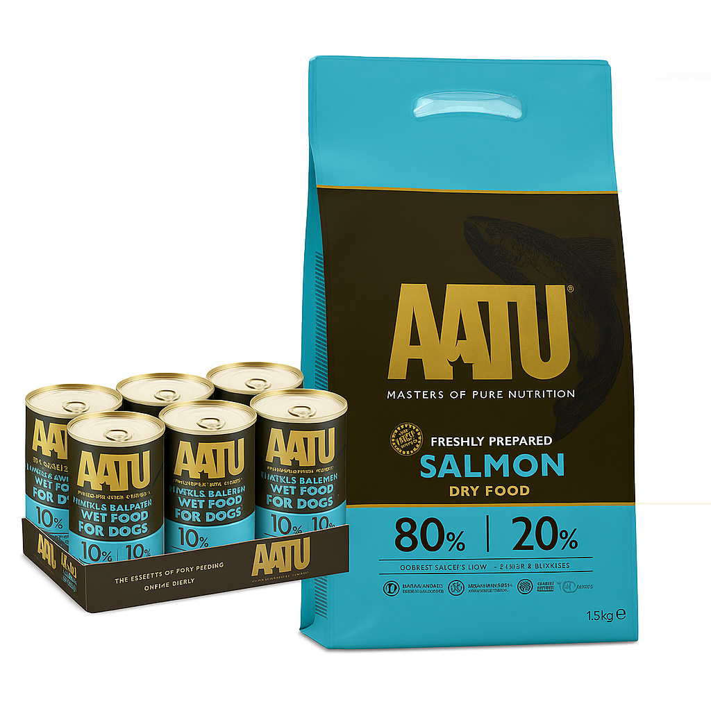 AATU 80/20 Salmon Dry Dog Food