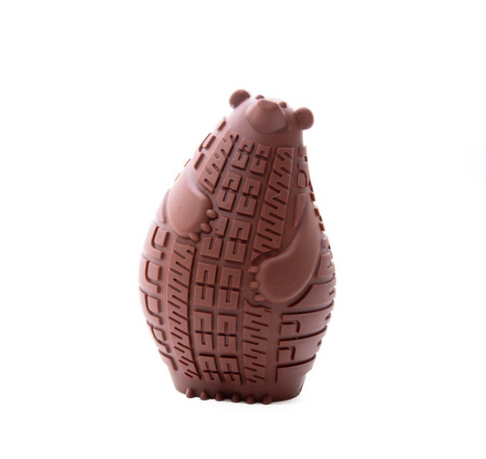 Great & Small Stay Wild Grizzly Bear Treat & Bounce Dog Chew