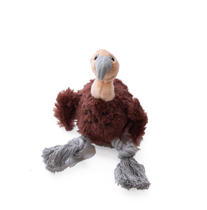 Great & Small Stay Wild Vulture Cuddle & Play Soft Dog Toy