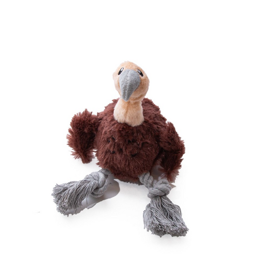 Great & Small Stay Wild Vulture Cuddle & Play Soft Dog Toy