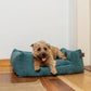Fantail Mellow Snooze Peacock Blue Basket Dog Bed