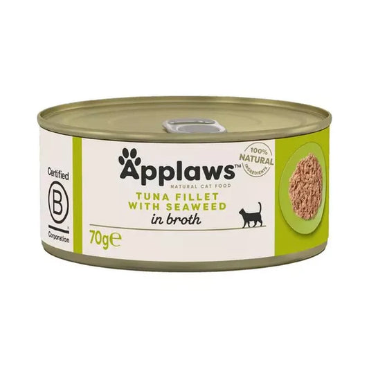 Applaws Tuna Fillet & Seaweed Cat Can