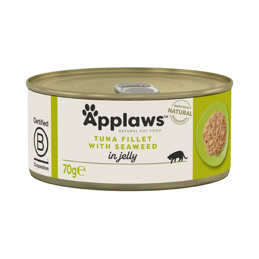 Applaws Tuna & Seaweed in Jelly Cat Can