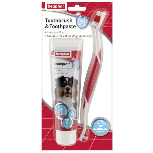 Beaphar Dental Kit Toothbrush & Toothpaste