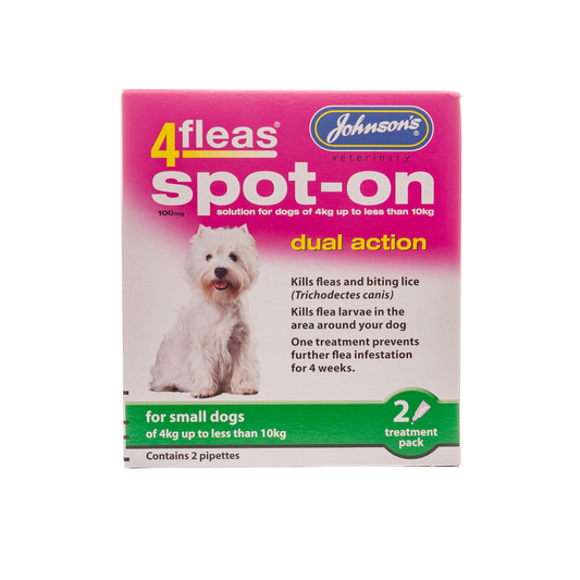 Johnsons 4fleas Spot-on for Small Dogs 4 - 10kg