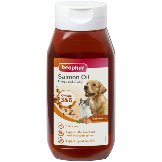 Beaphar Skin & Coat Salmon Oil for Dogs & Cats