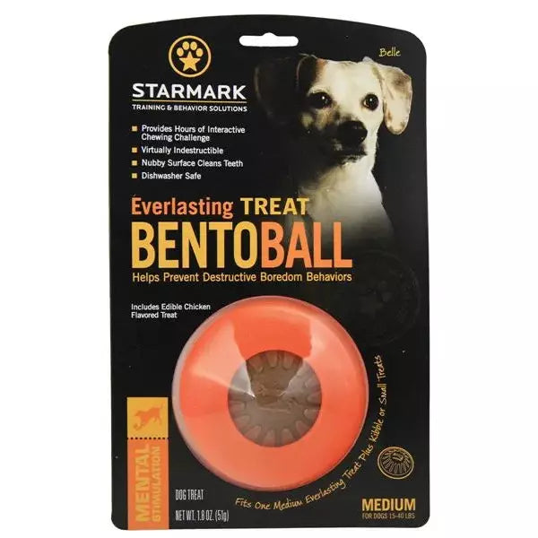 Starmark Bento Ball Long Lasting Dog Chew Toy