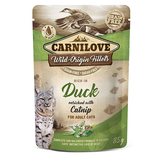 Carnilove Cat Pouch Duck with Catnip