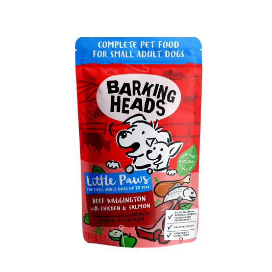 Little Paws Beef Waggington with Chicken & Salmon Wet Dog Food