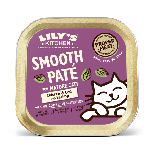 Lily's Kitchen Cod & Chicken Pate For Senior Cats