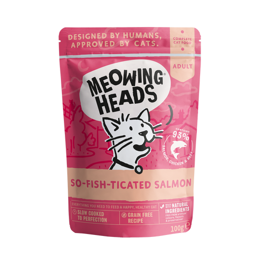 Meowing Heads So-fish-ticated Salmon 100g